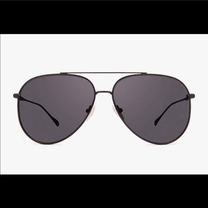 NWT DIFF Nala black aviator sunglasses
